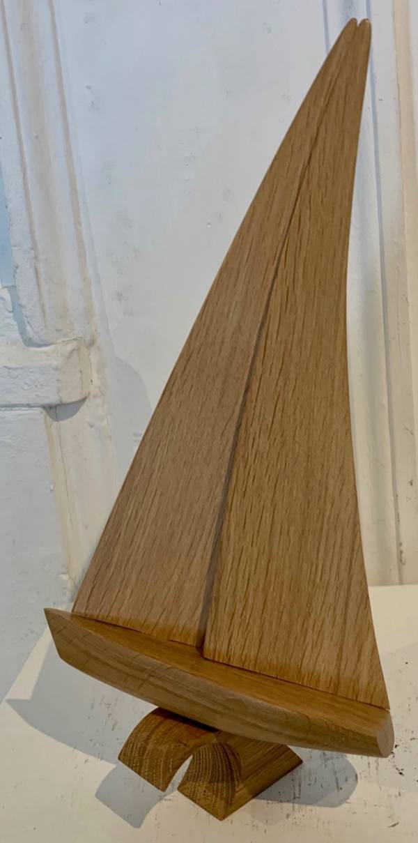 - a , wood Sculpture by Kevin Longstaff, measuring 33 x 17 cm (H x W) £95